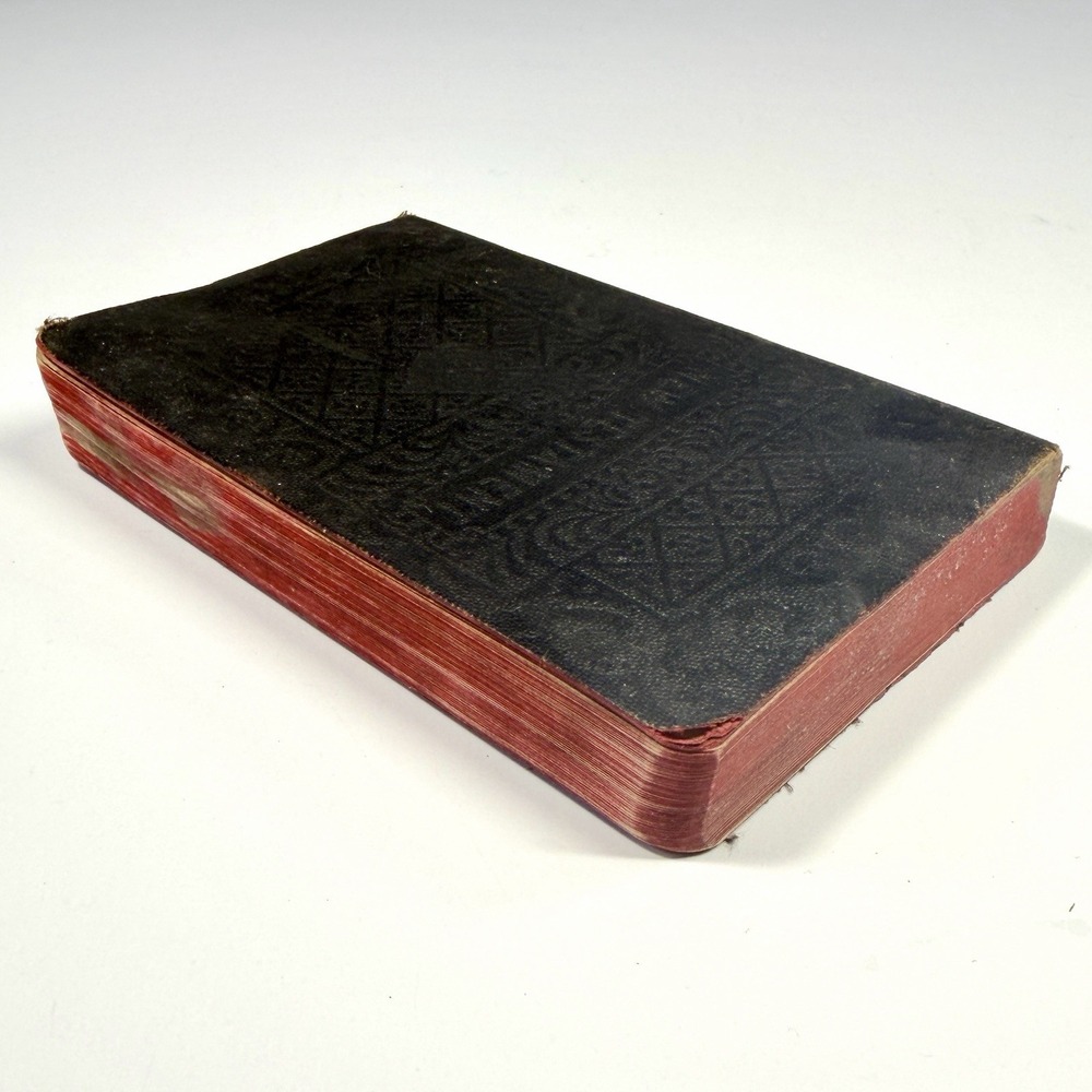 Antique 1903 New Testament Pocket Bible Agate 32mo American Bible Society - Picture 2 of 13